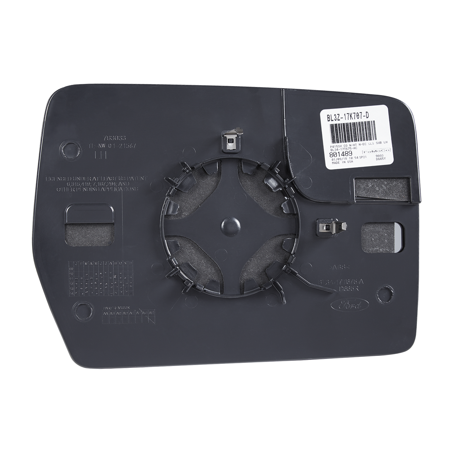 SIDE VIEW MIRROR W MOUNT